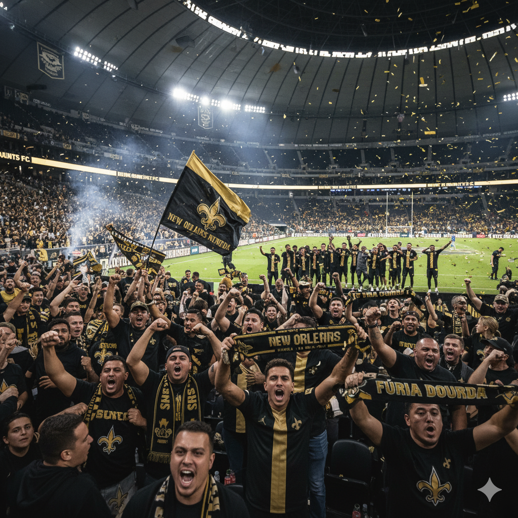 Post 6: Saints FC Vence o LA Galaxy em Estreia no Superdome